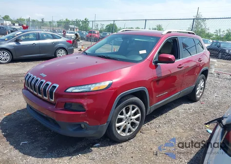 2015 Jeep Cherokee Latitude из США, поврежденный, VIN 1C4PJLCB0FW677646